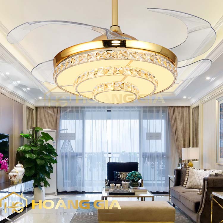 Quạt Trần Đèn  - QUẠT TRẦN VINLED FAN LM872