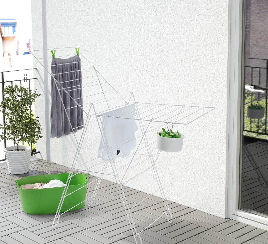 Giá phơi đồ 2 cánh frost ikea