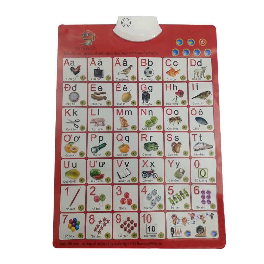 [HCM]Bảng chữ cái đa năng điện tử (chữ cáisốcon vậtđồ vật)kiểm tra có giọng nói đồ chơi giáo dục