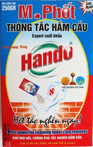 Thông tắc hầm cầu m.phốt hando 250g