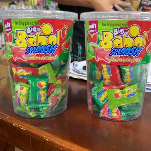 Kẹo Sing Gum Có Nhân Big Babol Hương Trái Cây 280g(70 viên)