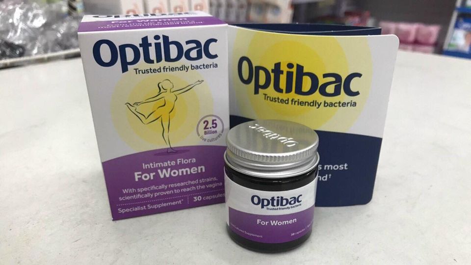 Men vi sinh Optibac tím Optibac For Women găn ngừa viêm nhiễm phụ khoa đường tiết niệu cho phụ nữ