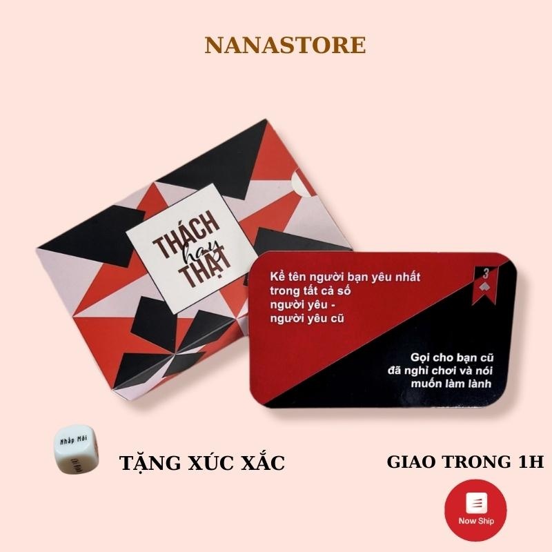 ✿❆ Bộ bài Drinking Game Thách hay thật “Truth or Dare” Thẻ Bài BoardGame