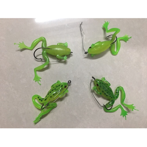 combo 4 mồi câu cá lóc trên có lưỡi - trên có lưỡi