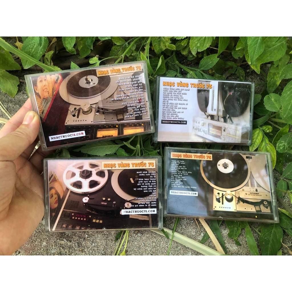 4 băng cassette nhạc vàng trước năm 1975