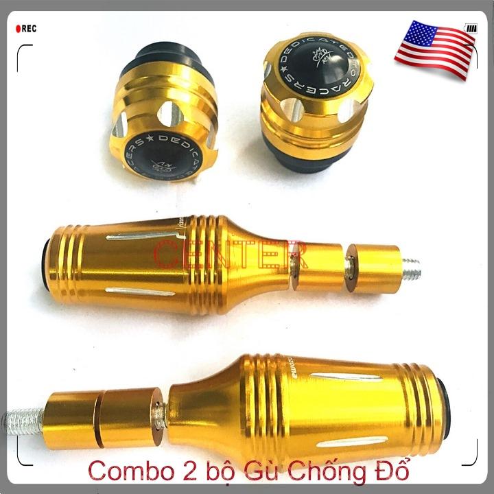 [HCM][ màu Vàng ] Combo 2 bộ gù chống đổ trước có chụp và gù sau mập MẬP K19