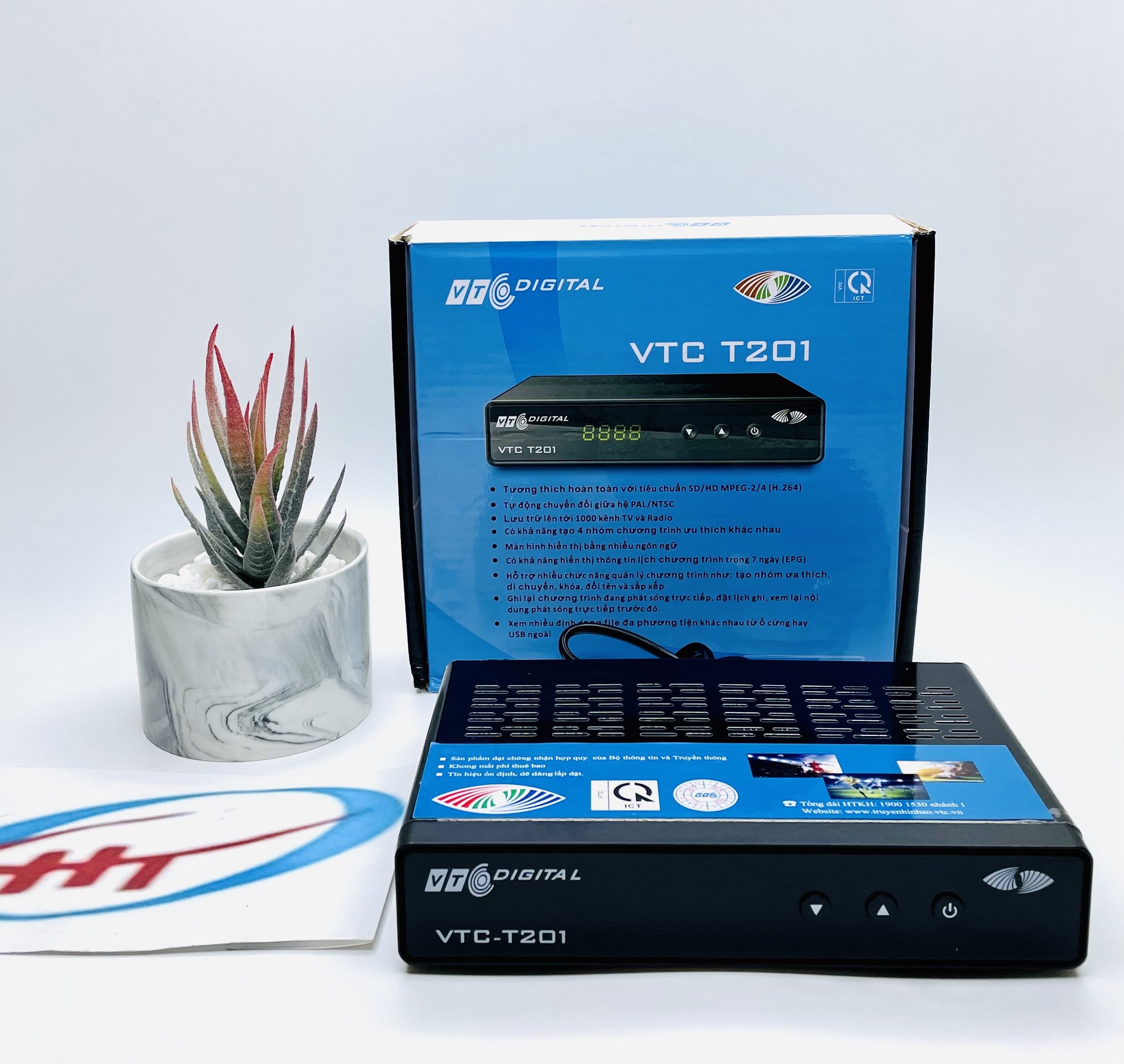 Đầu thu DVBT2 – VTC T201 Truyền Hình Số Mặt Đất Miễn Phí