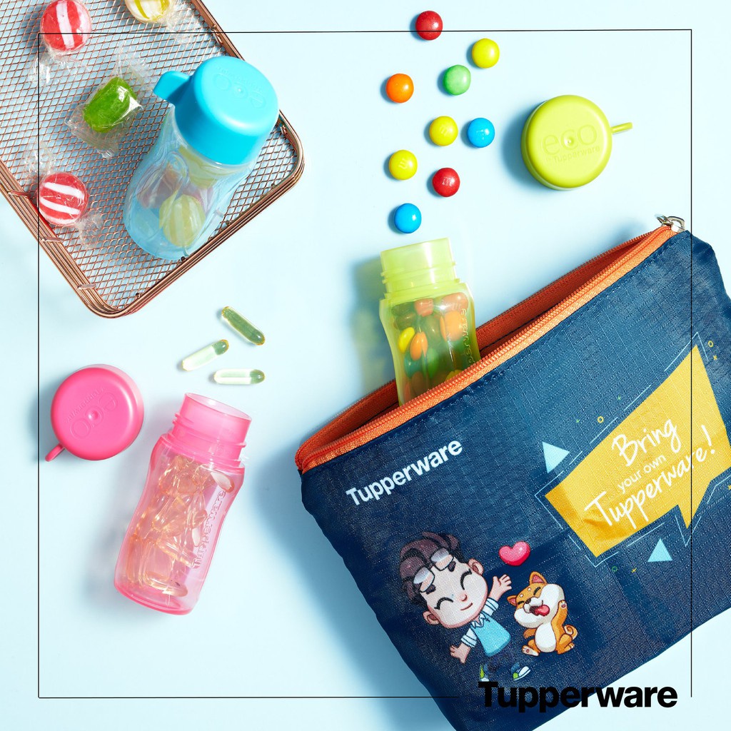 Tupperware - Bộ bình nước Eco 90ml