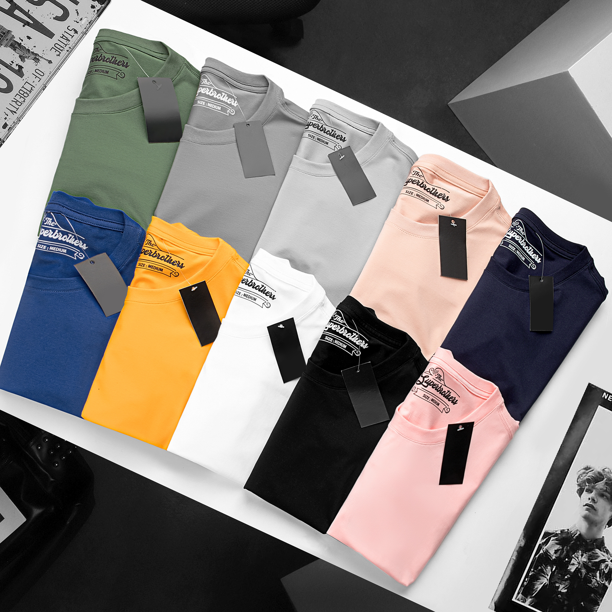 ÁO THUN TRƠN SUPER BROS