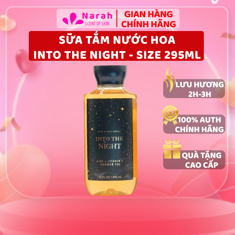 Into the night - sữa tắm nước hoa bbws into the night giúp da mịn màn, dưỡng ẩm da & lưu hương size 295ml - narah scentofskin