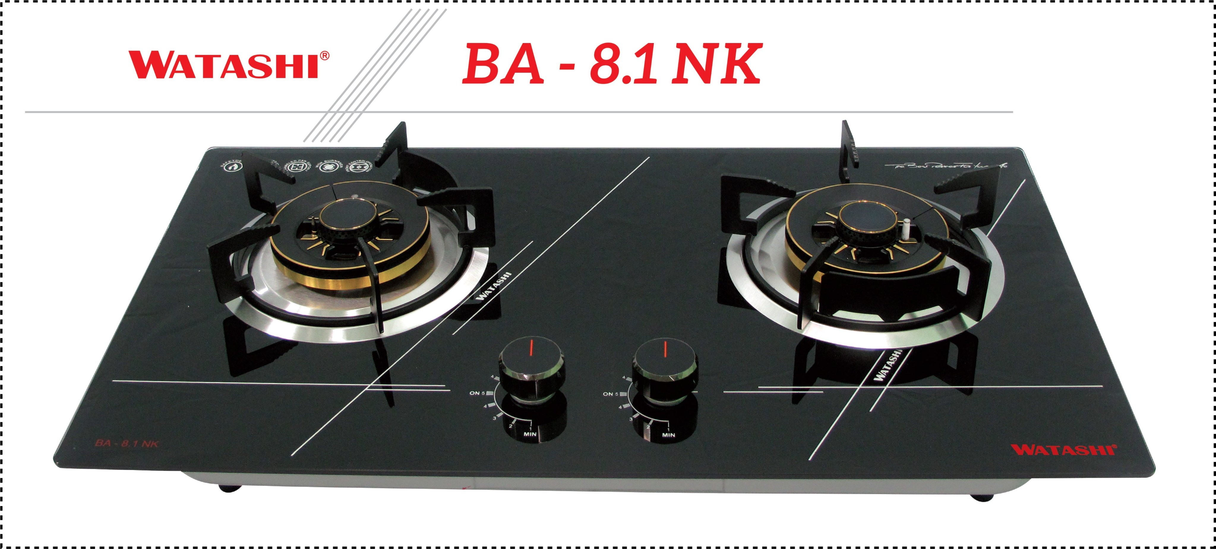 Bếp gas âm  BA8.1NK