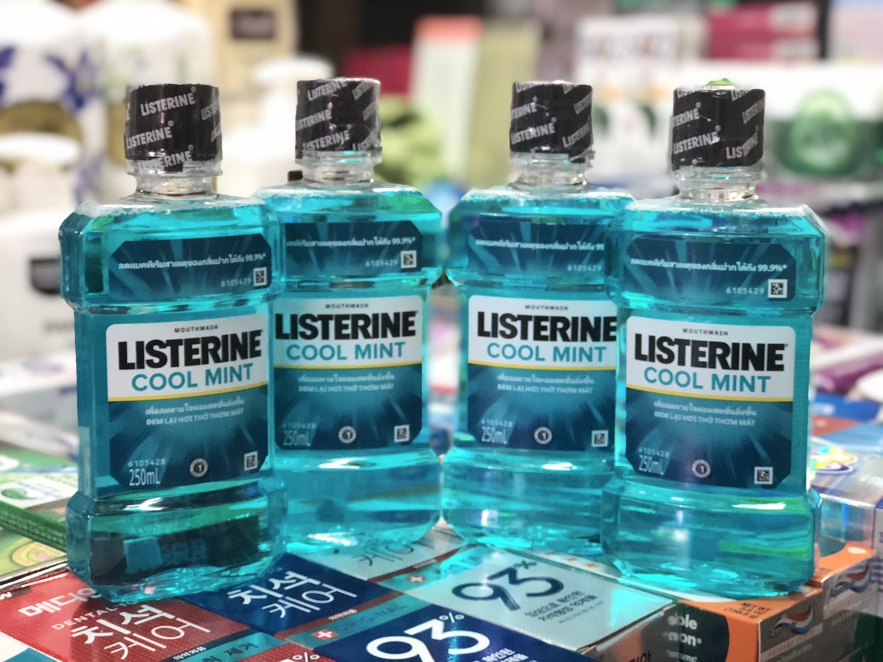 Nước xúc miệng listerine thailand 250ml