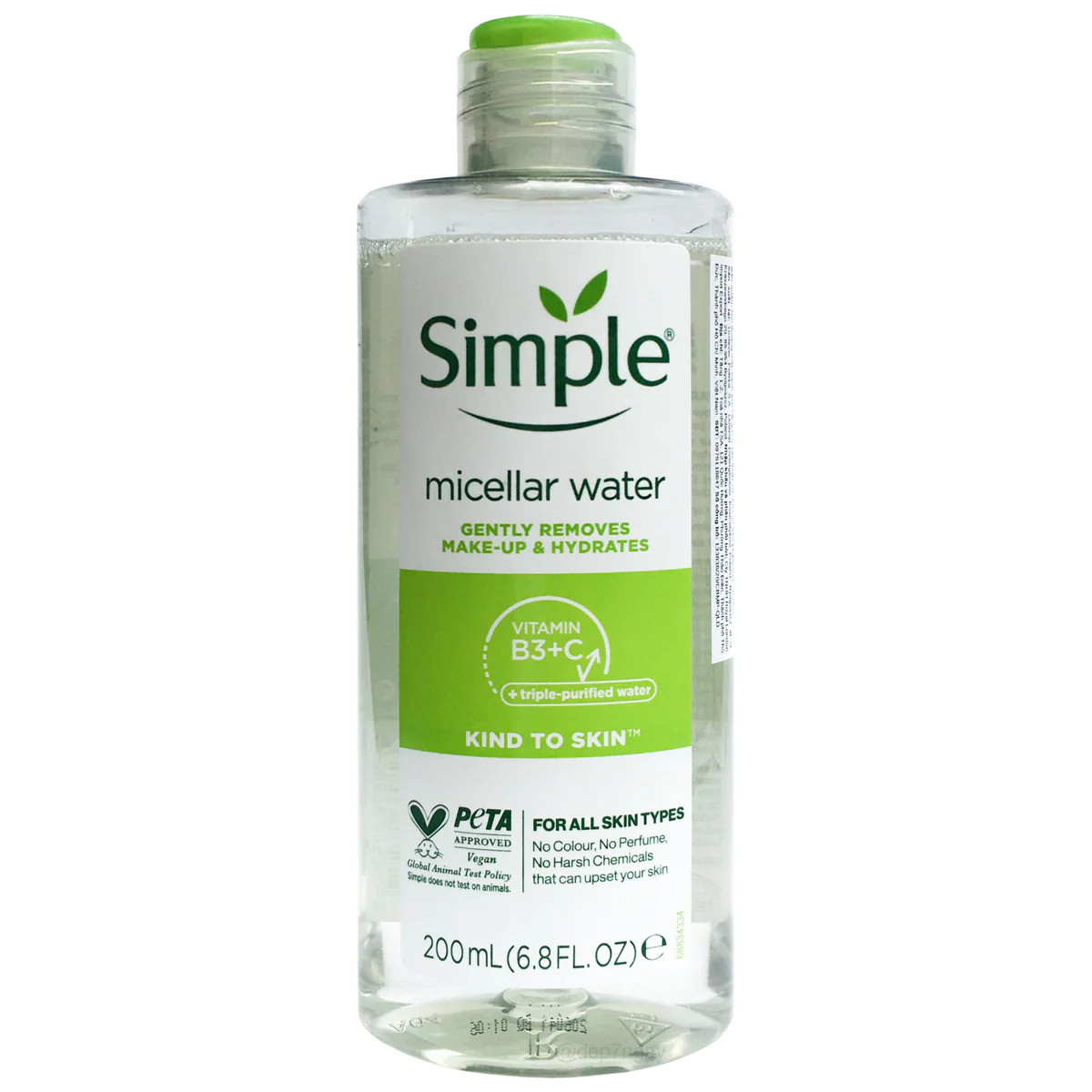 Nước Tẩy Trang Simple 200ml - Micellar Cleansing Water