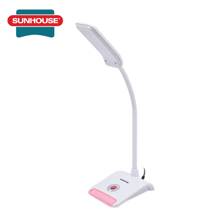 Đèn bàn Sunhouse SHE-11LED - Đèn học sinh, đèn làm việc, Đèn chống cận, Bóng đèn LED siêu sáng,  không gây chói và lóa mắt, hiệu quả chống cận cao, tuổi thọ lên đến 18.000 giờ, bảo hành 12 tháng