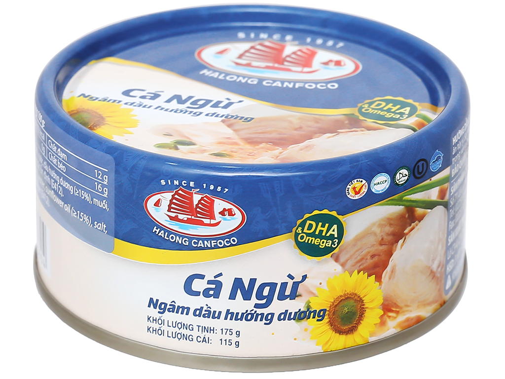 Cá ngừ xốt cay ngâm dầu seaspi , cá ngừ ngâm dầu hướng dương hạ long