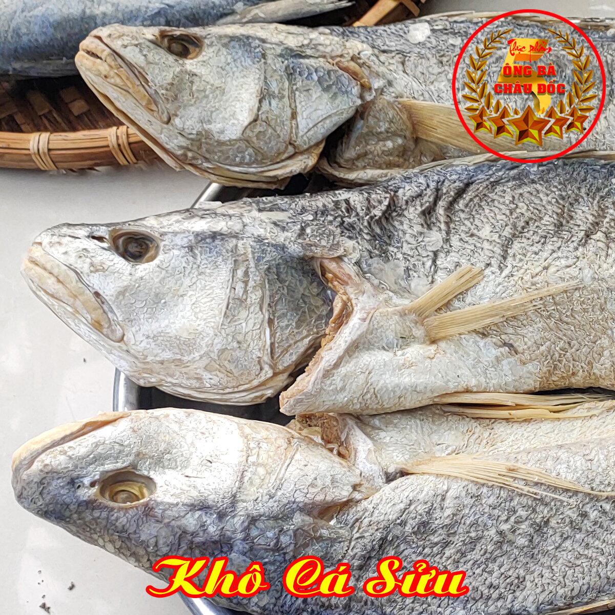 Khô Cá Sửu Khúc Giữa Ít Xương Thịt Ngon Ngọt Túi 300gr