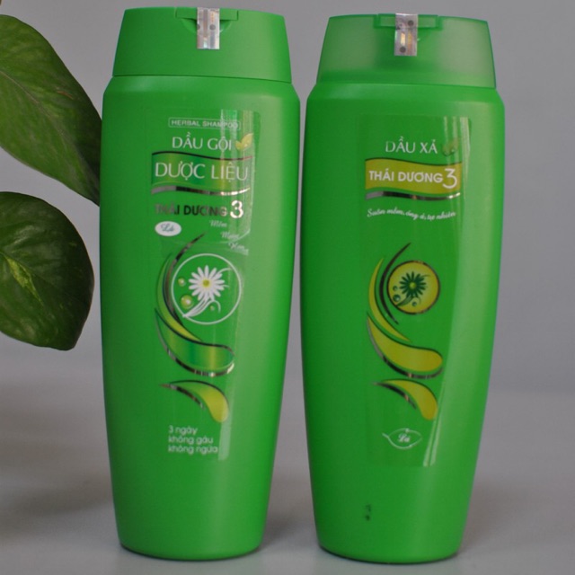 COMBO BỘ DẦU GỘI - XẢ DƯỢC LIỆU THÁI DƯƠNG 3 HƯƠNG LÁ