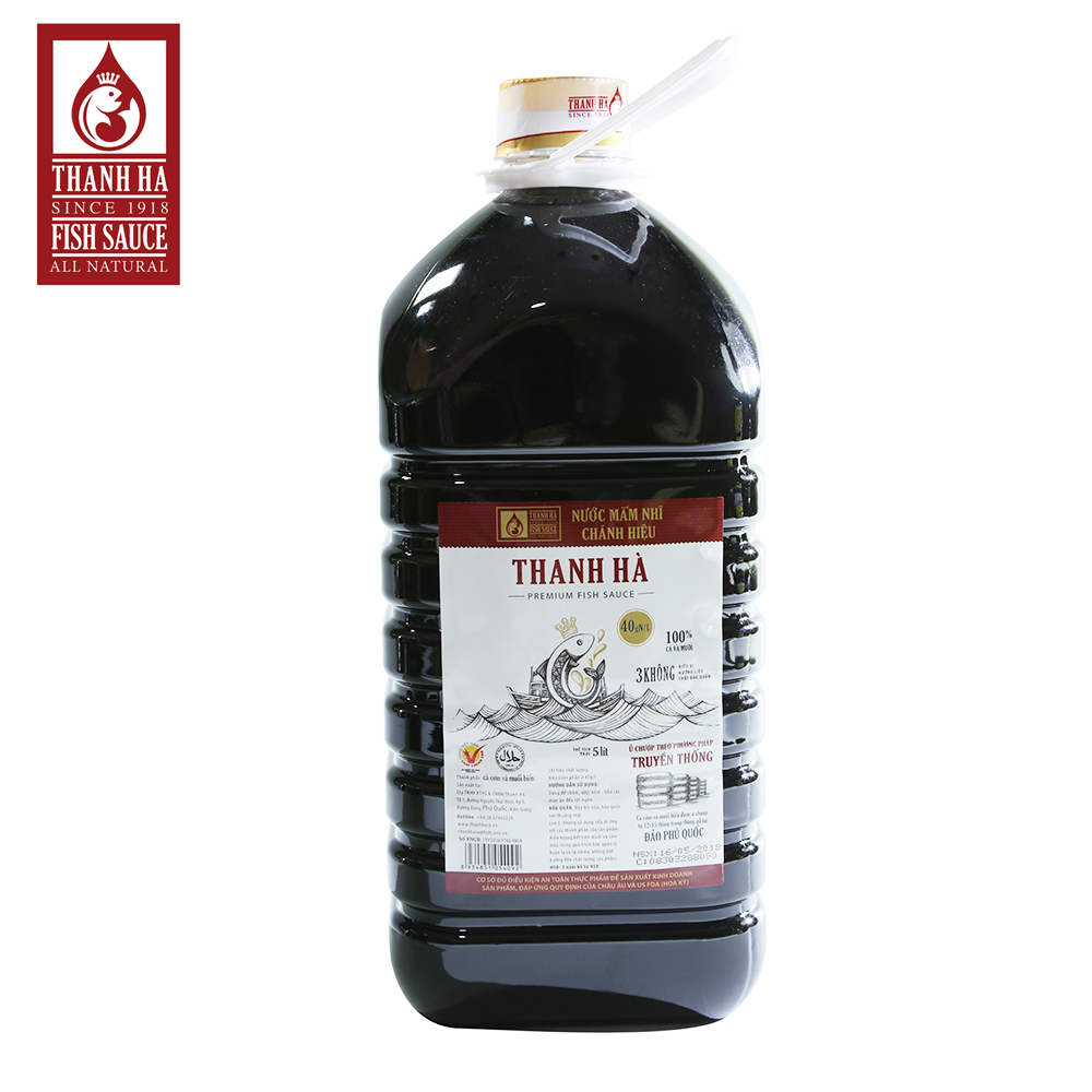 Nước mắm nhĩ chánh hiệu phú quốc thanh hà 40n - 5l