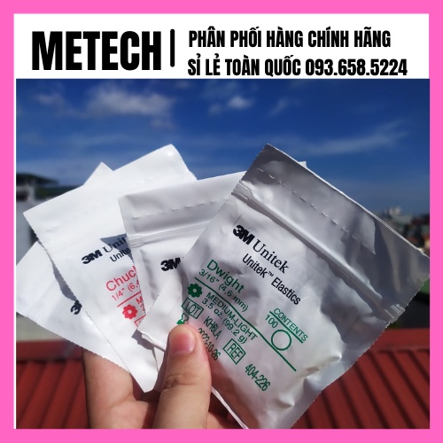 (FREE SHIP) Thun kéo niềng răng, chun niềng răng chỉnh nha 3M Unitek Elastics 3.5oz, thun kéo niên hàm 3M