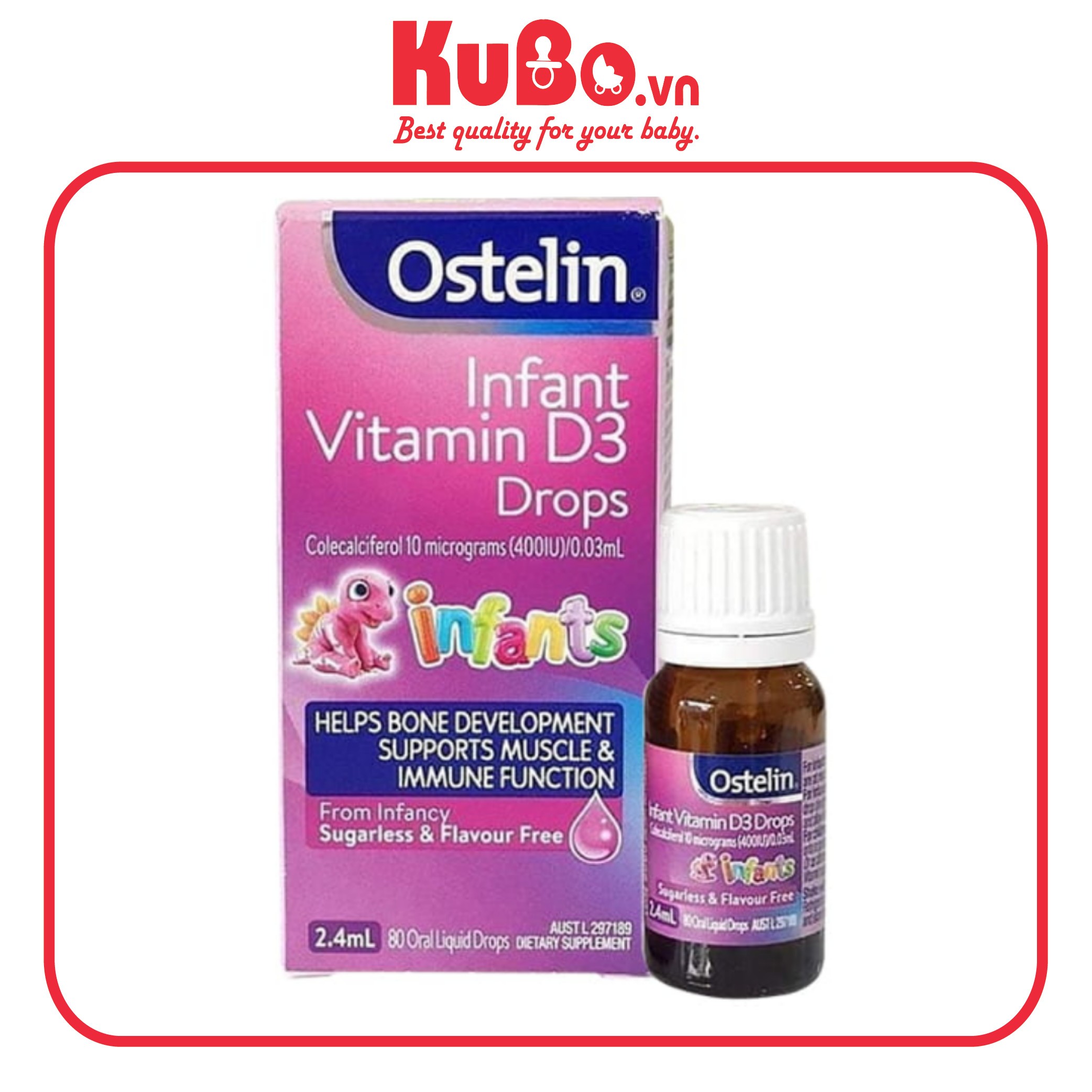 Vitamin D3 Ostelin Nhỏ Giọt Cho Bé