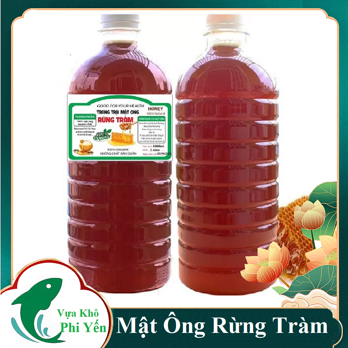 Mật ong nguyên chất 1 lít