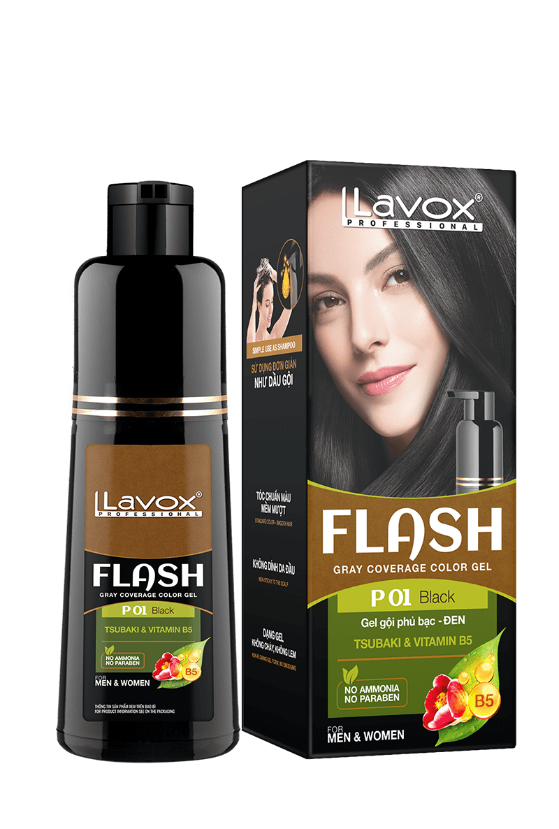 Gội phủ bạc lavox flash