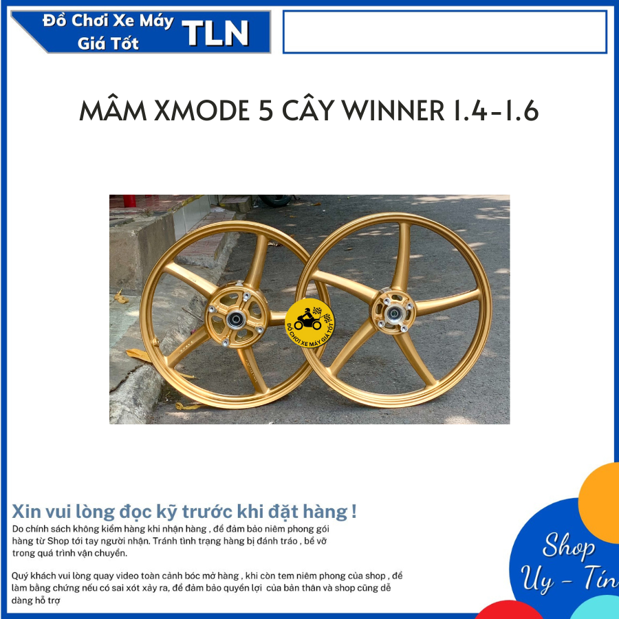 MÂM XMODE 5 CÂY WINNER 1.4-1.6 VÀNG