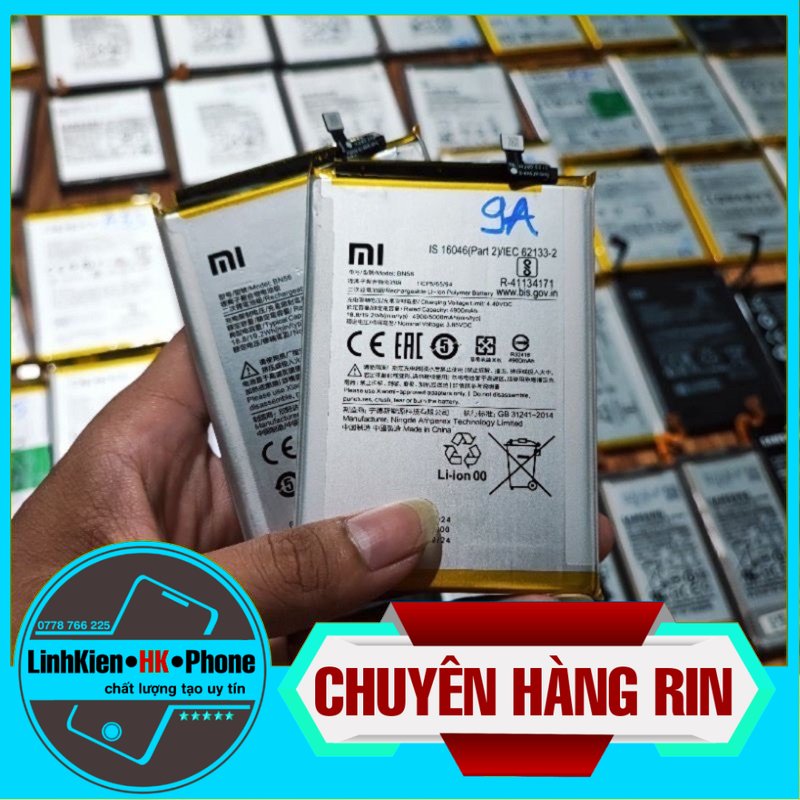 Pin Redmi 9A rin bóc máy