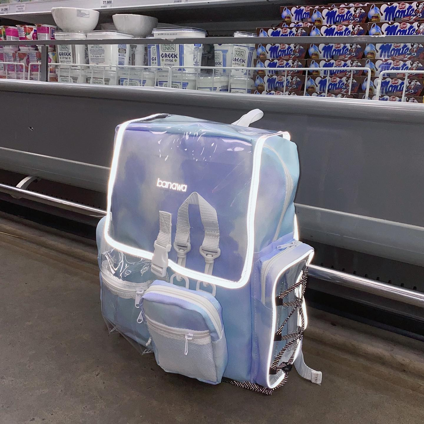 [HCM]Balo Banawa Tie Dye See Thru Backpack