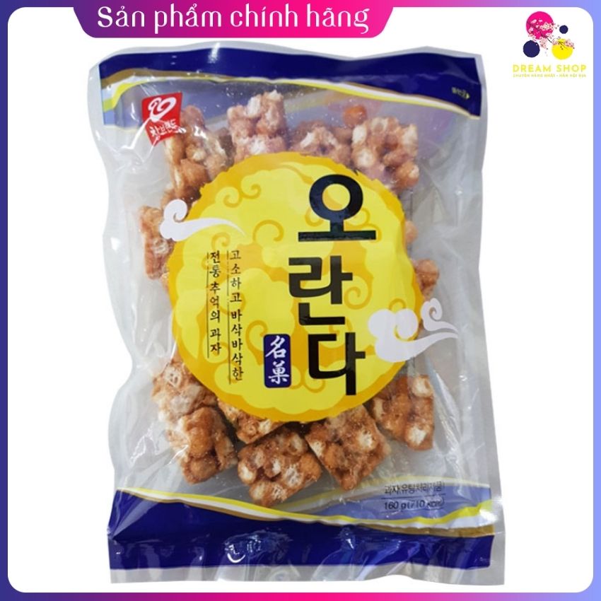 Quẩy Hàn Quốc Arirang nhiều vị gói 160g, dreamshopvietnam, snack vị rong biển, quẩy sò, quẩy khoai lang, Oranda hấp dẫn