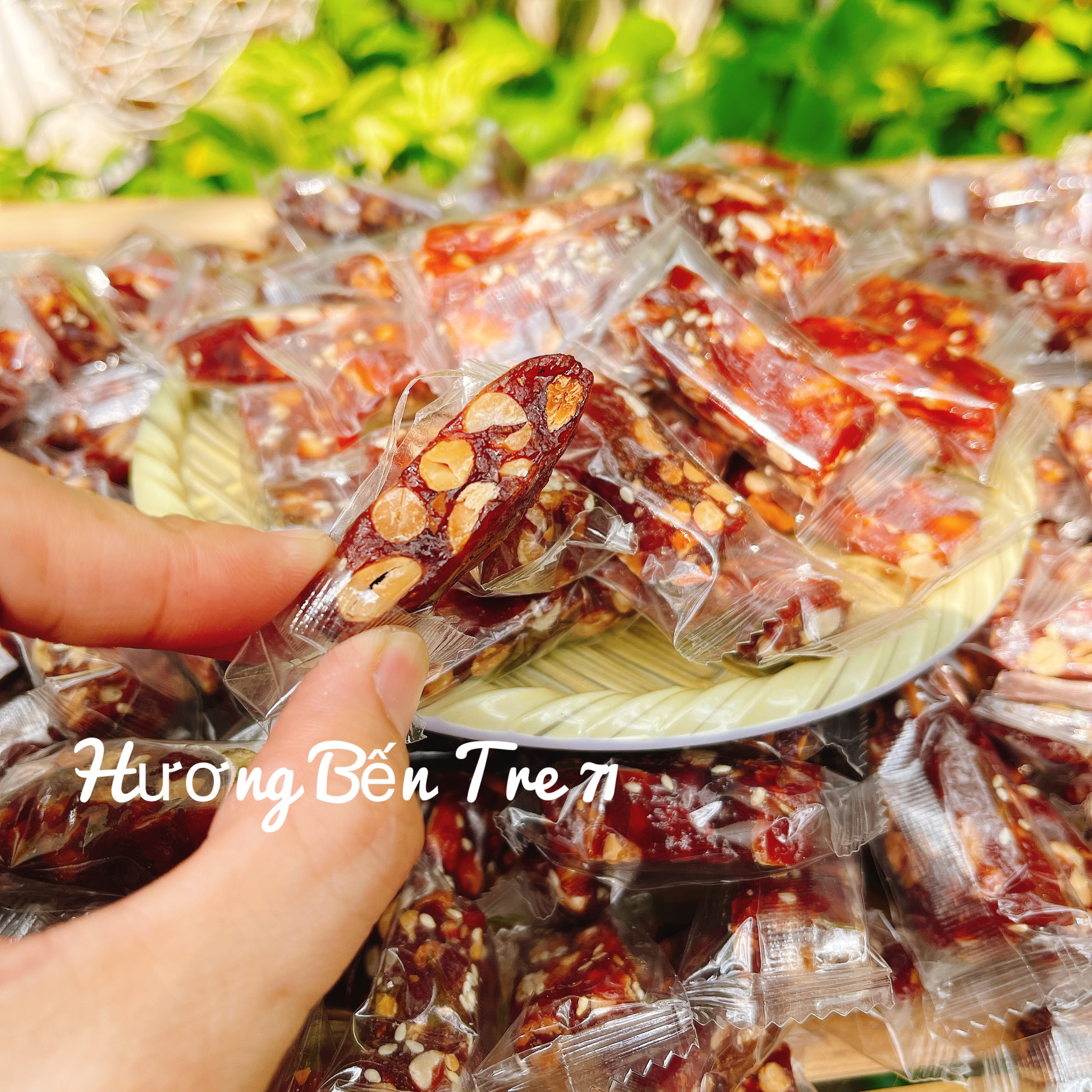 Kẹo chuối gừng đậu phộng loại ngon /Bánh kẹo ăn vặt Tết - Đặc Sản Bến Tre