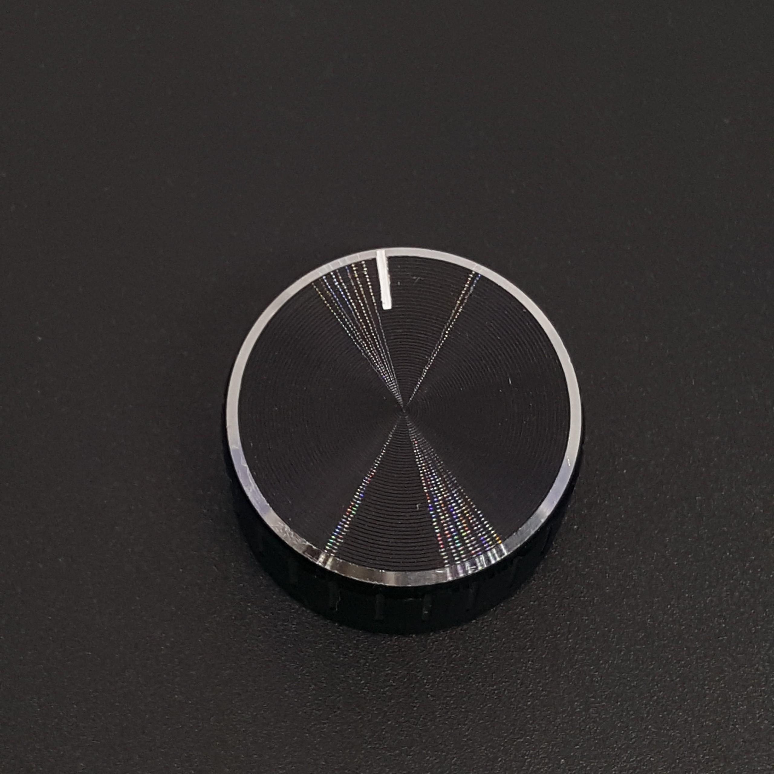 2 con Núm triết áp đen 30mm