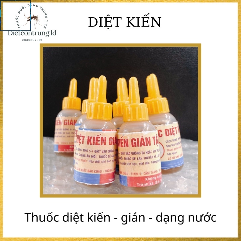 Thuốc diệt kiến - gián / dạng mật mía .