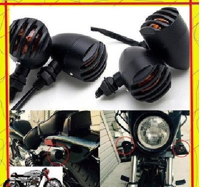 Đèn xi nhan lưới hột vịt, cafe racer, XSR 155, cb150r , tracker, classic, xe 67 moto kiểu ( 1 cặp )