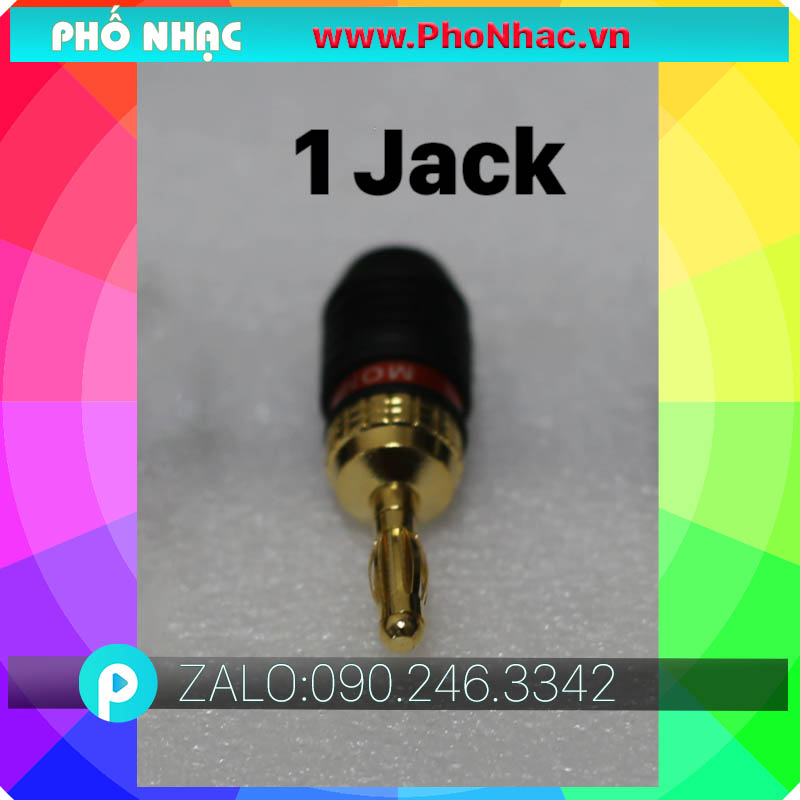 Jack loa bắp chuối hiệu monster. giắc bap chuoi cao cấp