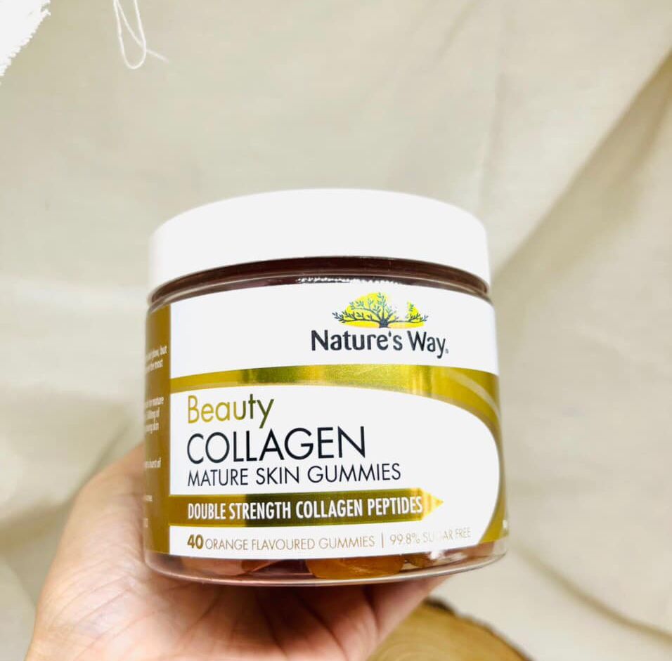 Kẹo dẻo Collagen Nature's Way Beauty Collagen Mature Skin 40 viên -Ngăn ngừa lão hoá