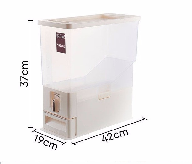Thùng đựng gạo thông minh 10kg Tashuan - 2634