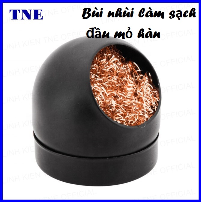 Hộp bùi nhùi làm sạch đầu mỏ hàn tiện lợi