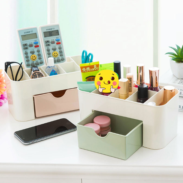 Kệ để bàn đựng đồ trang điểm nhựa cao cấp