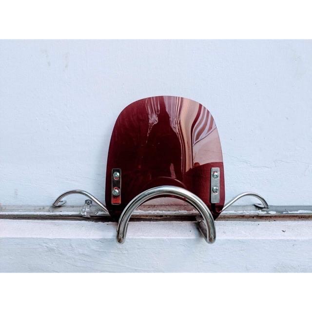 Kính chắn gió xe cub đèn tròn Takegawa