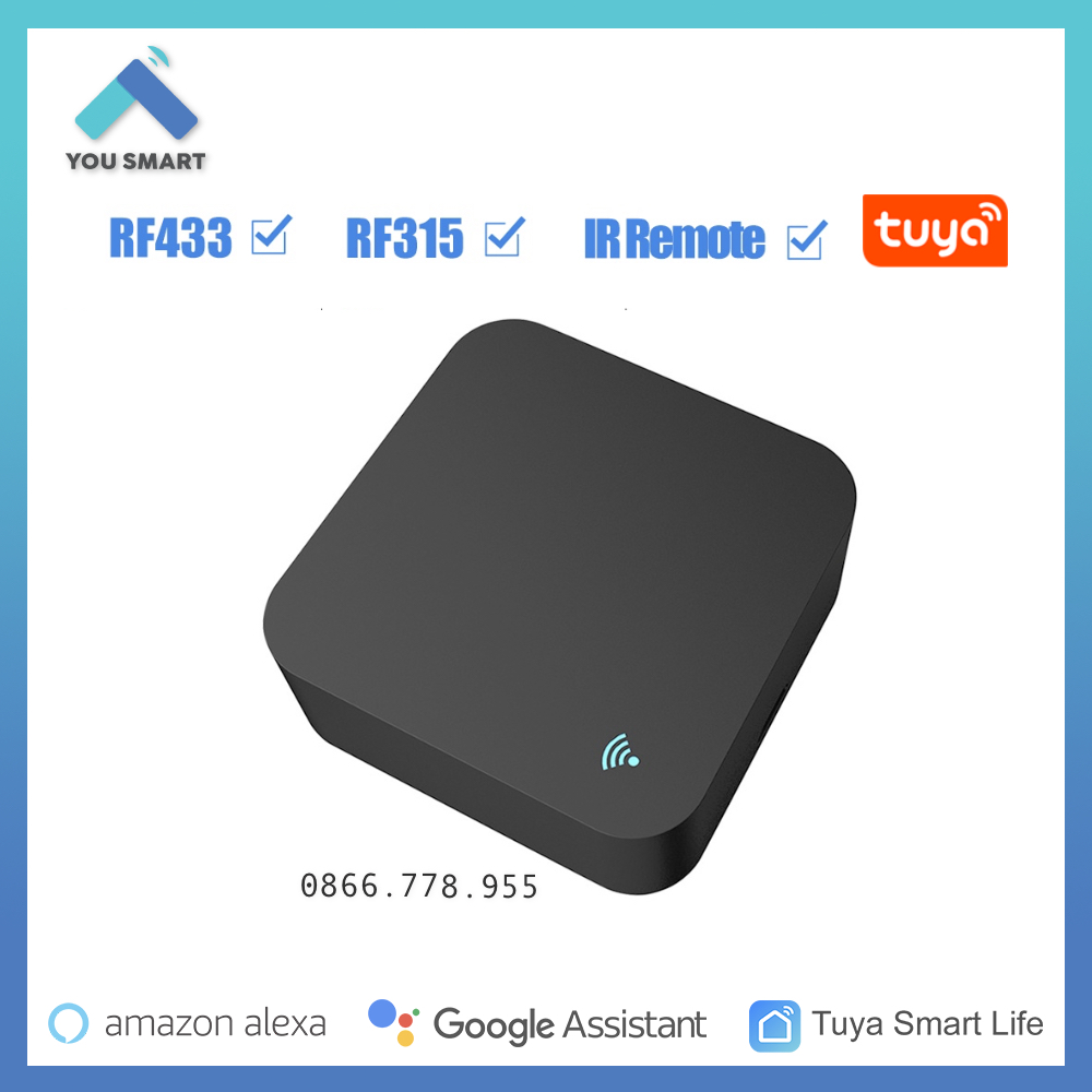 Bộ điều khiển trung tâm rf và hồng ngoại tuya s11.