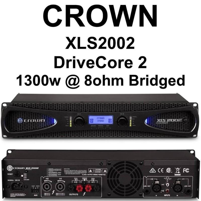 Cục đẩy công suất lớn Crown XLS2002 cho chất âm mạnh mẽ sôi động