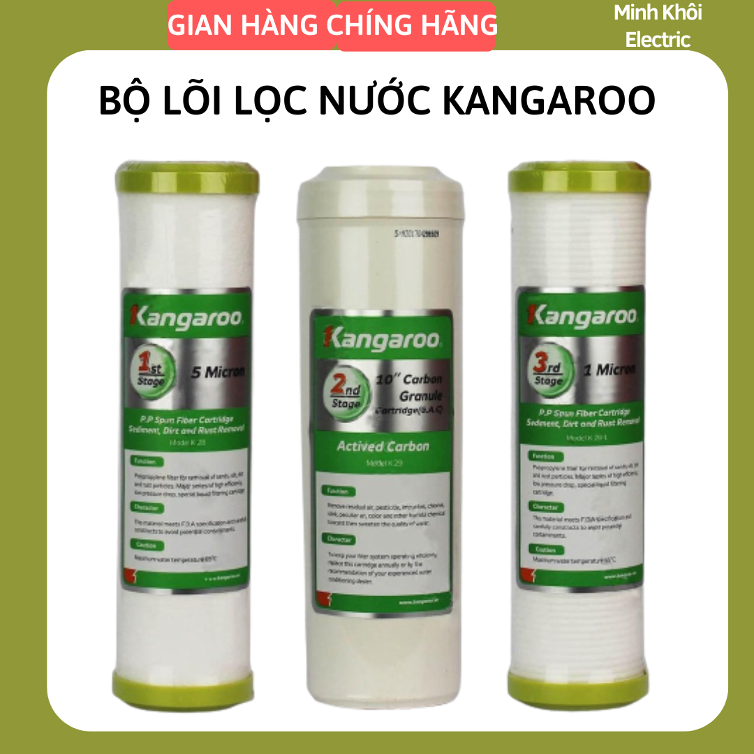 Lõi lọc nước Kangaroo, bộ lõi lọc Ro có bán lẻ
