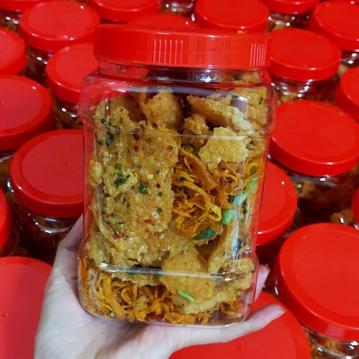 Cơm cháy nước mắm lắc khô gà hủ 500gr