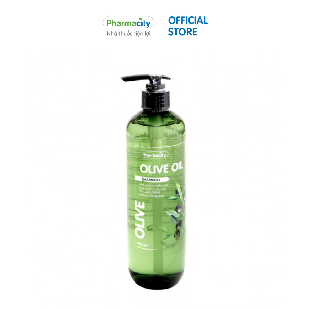 Pharmacity Dầu gội Olive Oil (490 ml)