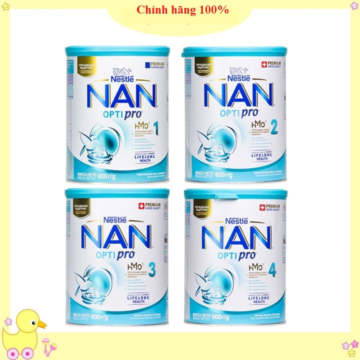 Sữa nan nga số 1,2,3,4 - 800gr