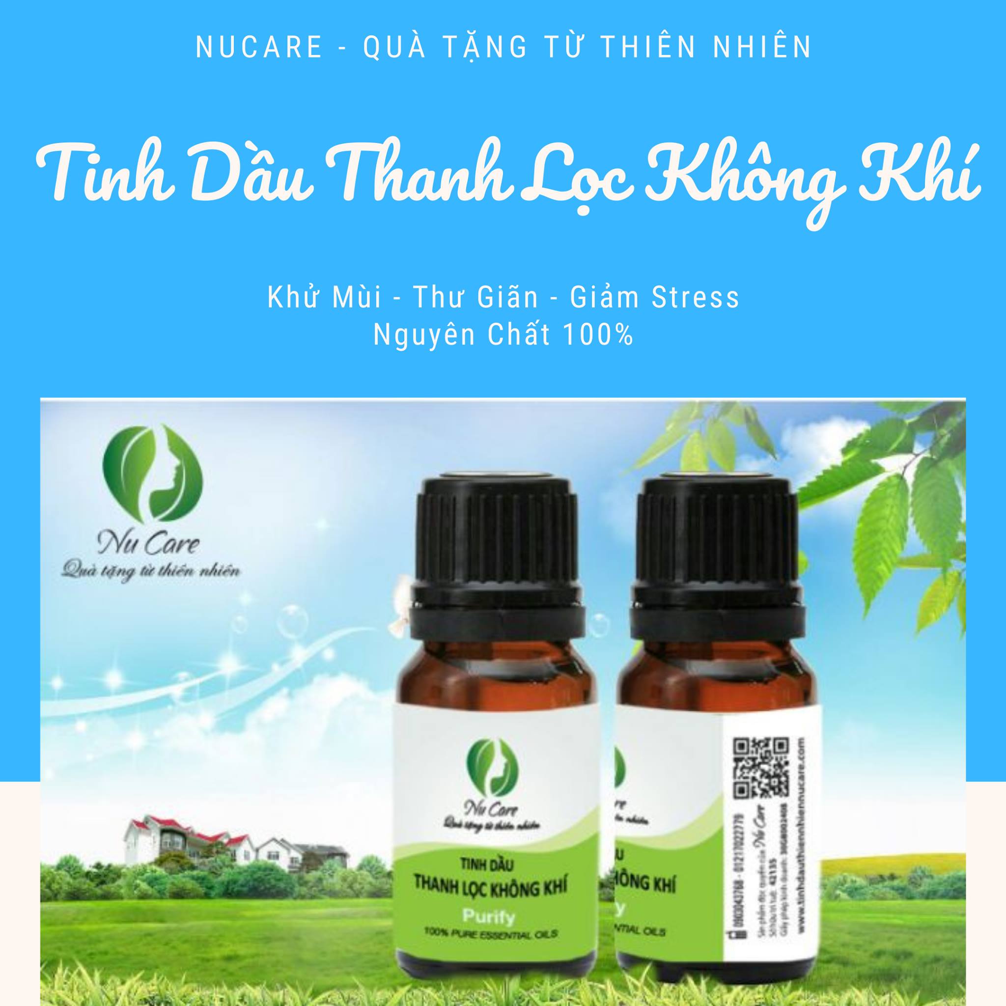 Tinh Dầu Thanh Lọc Không Khí Nucare 10ml