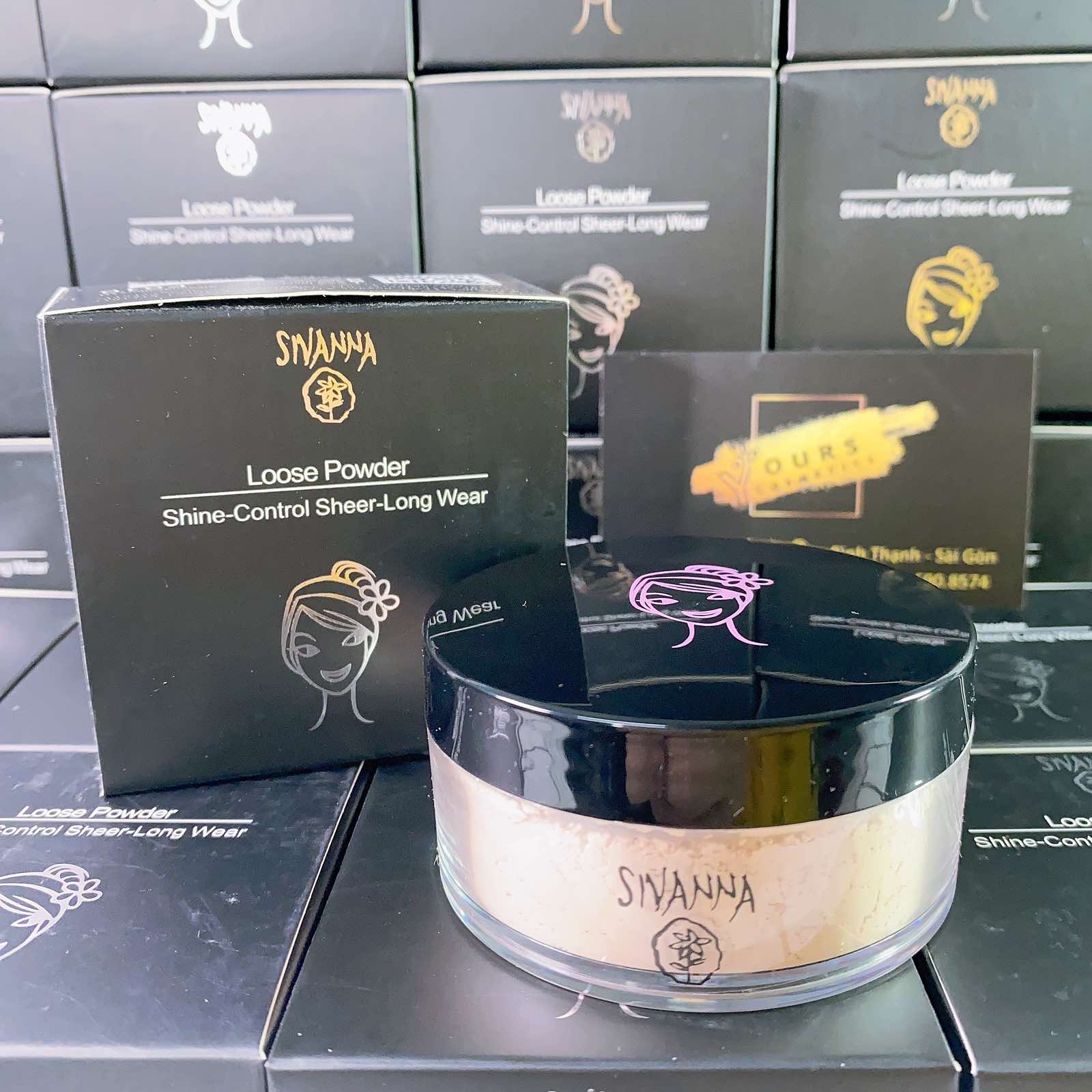 Phấn Phủ Kiềm Dầu Sivanna Loose Powder F010 - Phấn Phủ Bột Kiềm Dầu Dạng Bột Sivanna