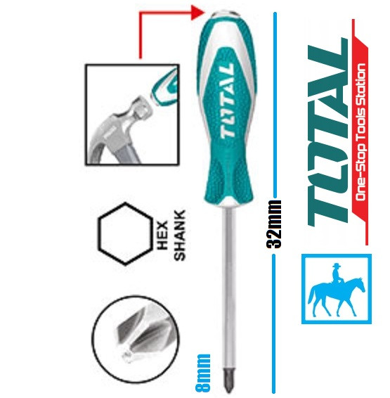 Tuốc nơ vít tô vít đóng đầu bake 8mm x 320mm total chính hãng thtgtsph3200 - thtgtsph3200 chất lượng đảm bảo an toàn đến sức khỏe người sử dụng cam kết hàng đúng mô tả