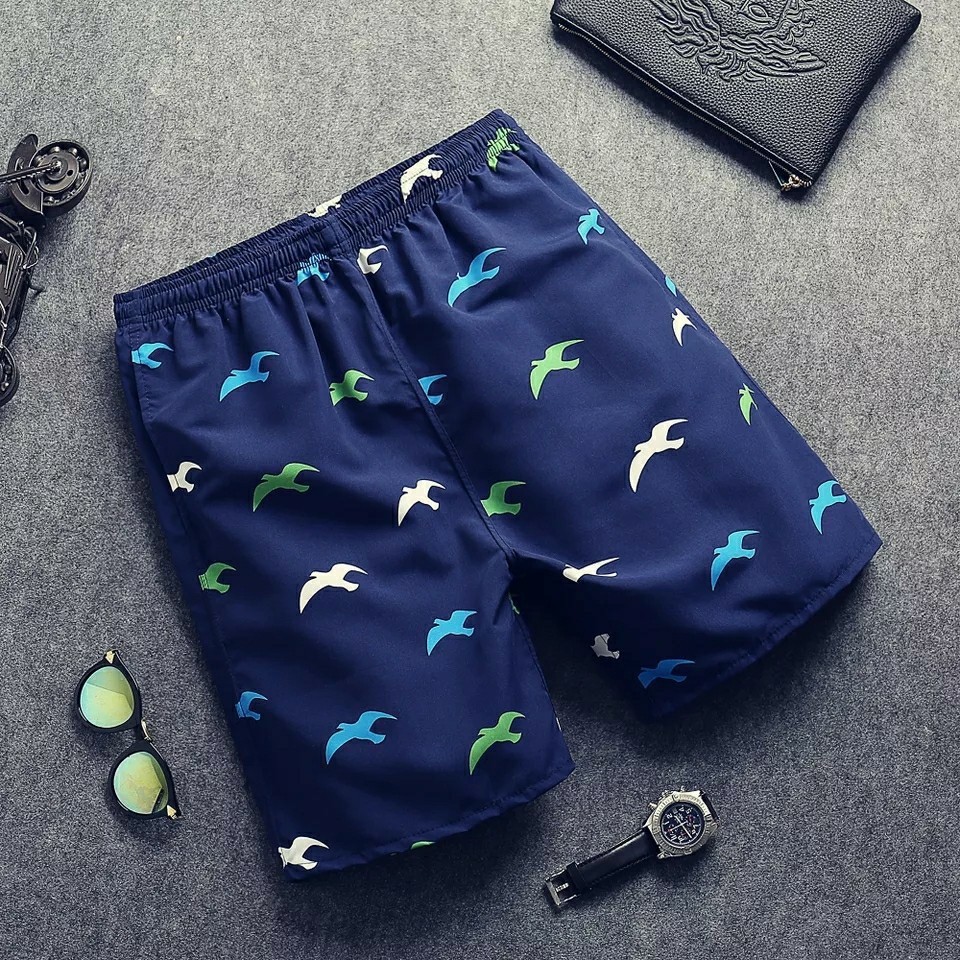 Quần đi biển chất dù siêu đẹp bbs wear nhanh khô, quần short bơi nam nhanh khô mùa hè